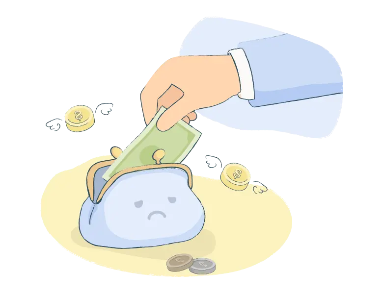 take money