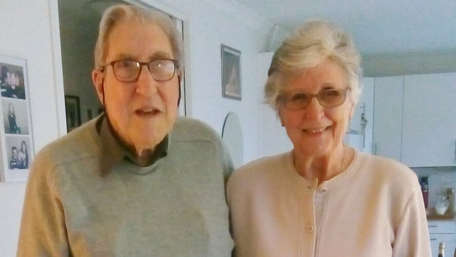 Home Care Package customer story couple Bruce and Gwen