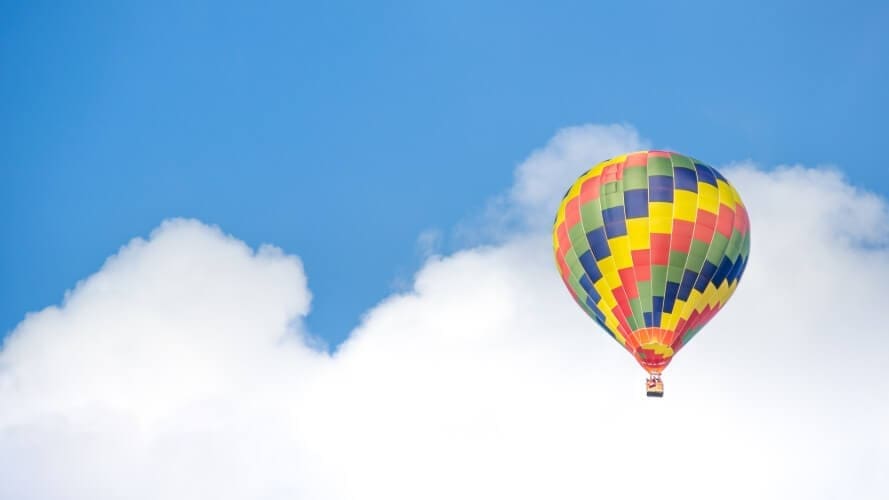 Hot Air Balloon, Colorful, Blue Sky, Cumulus cloud, Air, Hot