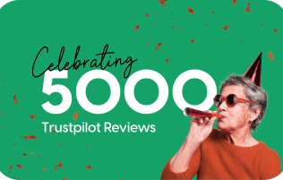 Milestone alert: 5,000 Trustpilot reviews!